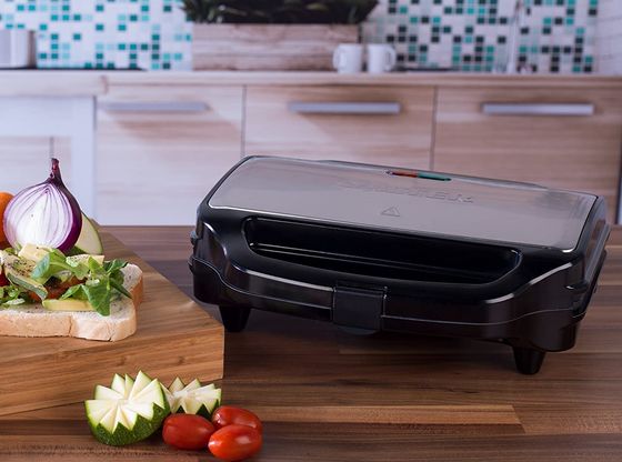 Large Deep Sandwich Toaster With Square Handle