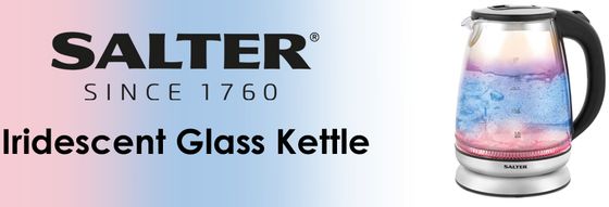Classy Glass Kettle Black Handle