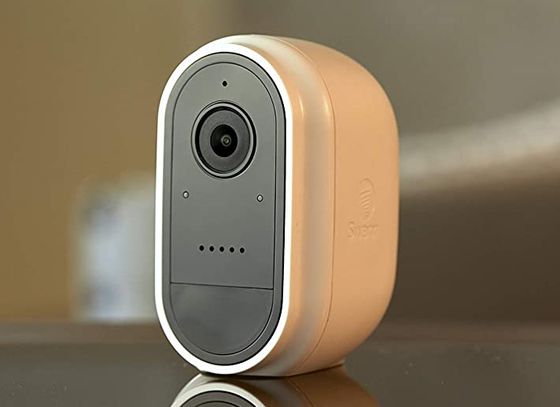 Smart Security Camera Fixed On Wall