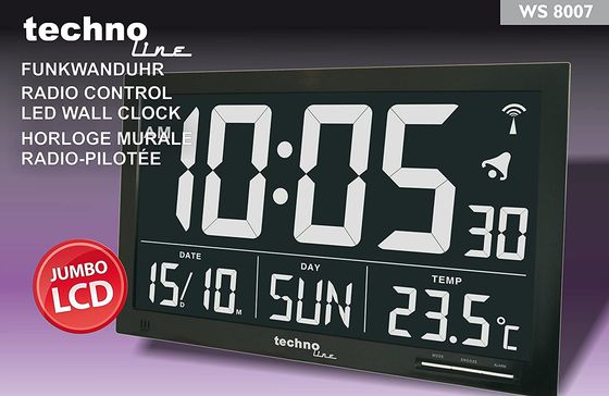 Jumbo Digital Calendar Clock With Big Numbers