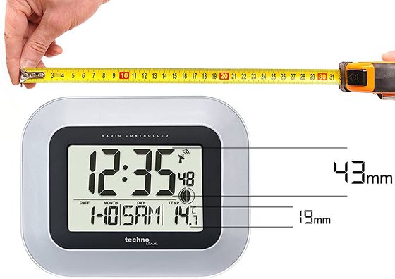 Digit LCD Digital Calendar Clock With Full Date