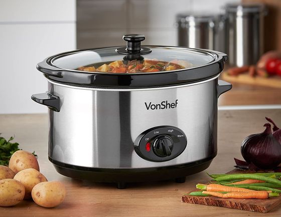 Electric Slow Cooker With See Through Lid