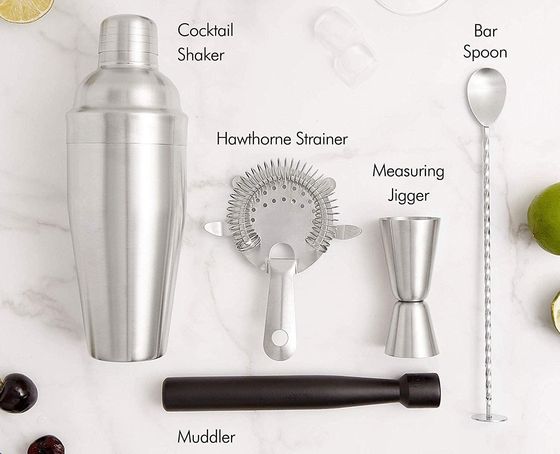 Cocktail Maker Set With Twist Spoon