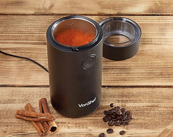 Electric Spice Grinder With Coffee Beans