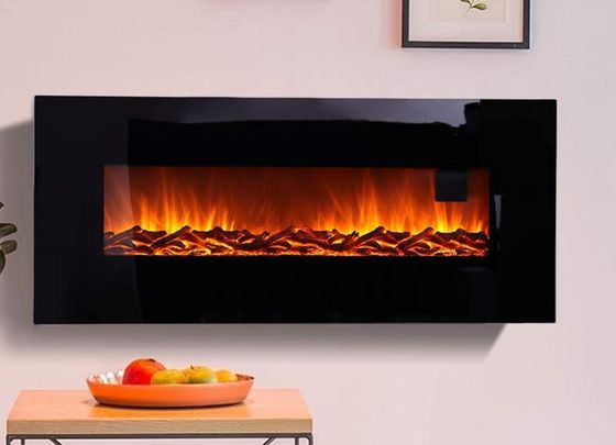 Black Flame Effect Electric Fire