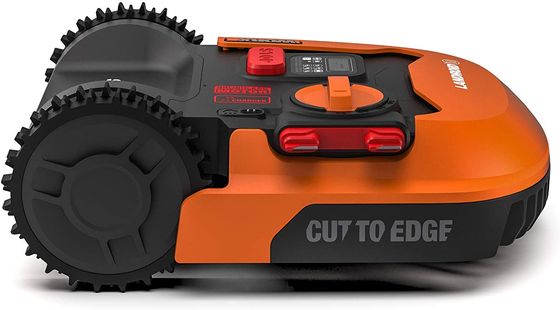 Black Orange Robotic Lawn Mowers