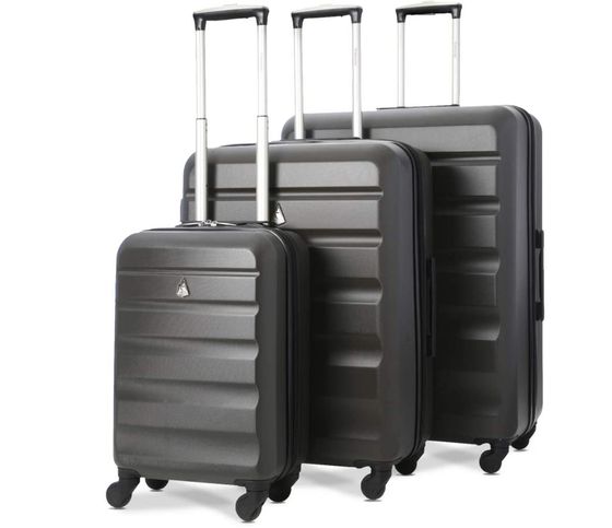 Super Lightweight Suitcase In Grey Exterior