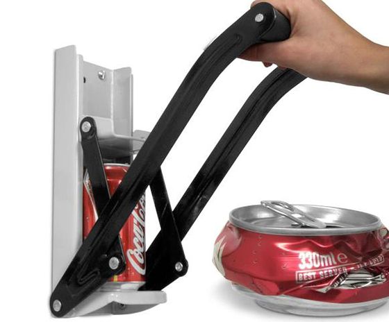 Large Beer Tin Crusher With Hand