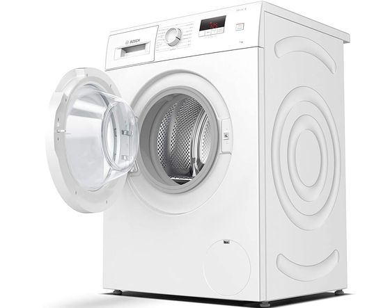 Low Noise 1400 RPM Washing Machine In All White