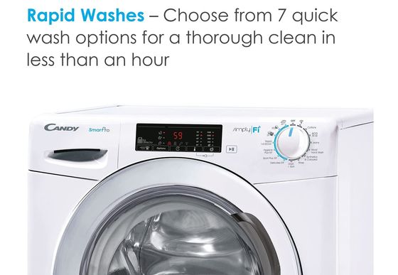 White Freestanding Washer Appliance