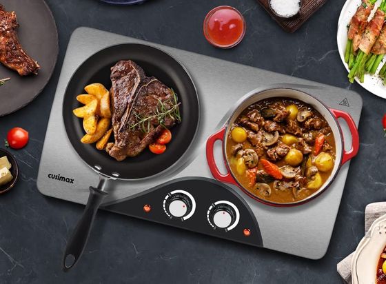 Dual Dials Infra-Red Cooktop