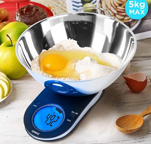 Weigher Kitchen Scales With Blue Screen