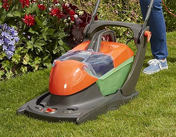 Glider Electric Mower In Bright Red