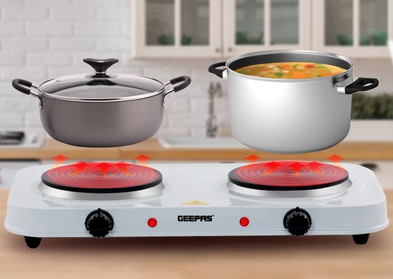 Two Burners Electric Hot Plate On 4 Legs