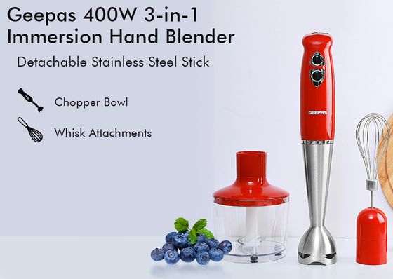 Hand Held Food Processor In Red