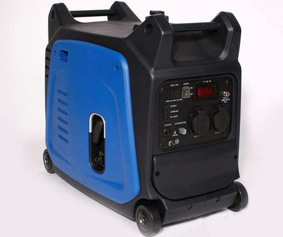 Mobile Electricity Generator In Black And Blue