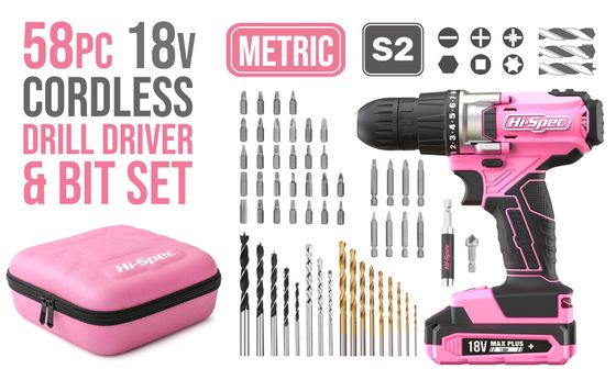 Rechargeable Screwdriver With Accessories