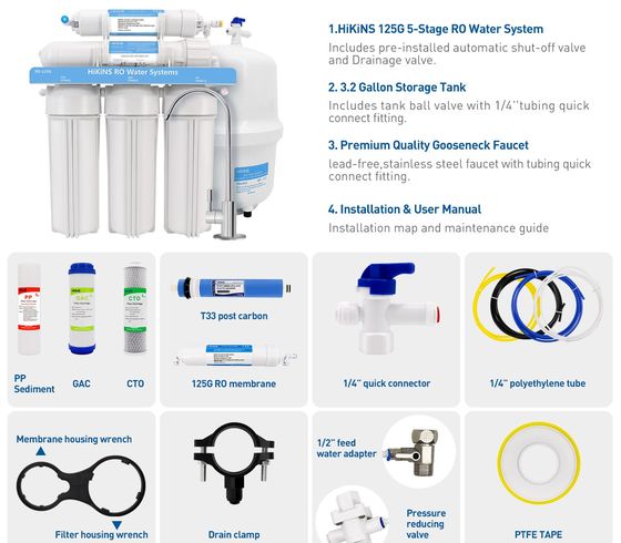 Water Filtration System RO-125G