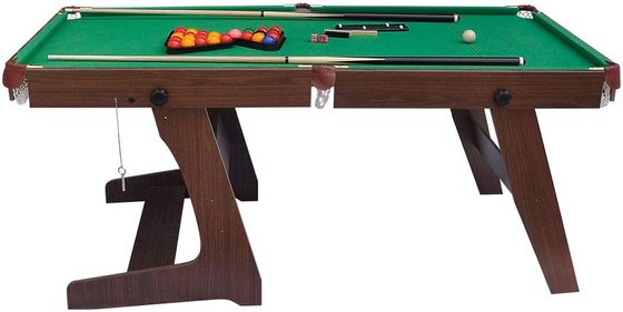 Green 6FT Folding Snooker Pool Table