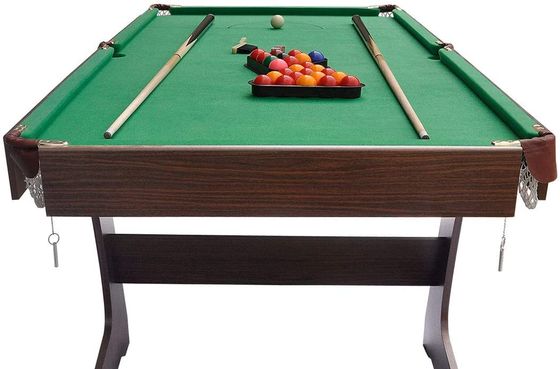 Fashionable Pool Table With Balls In Triangle