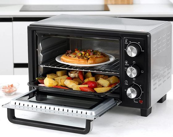Mini Convection Oven In Steel Finish