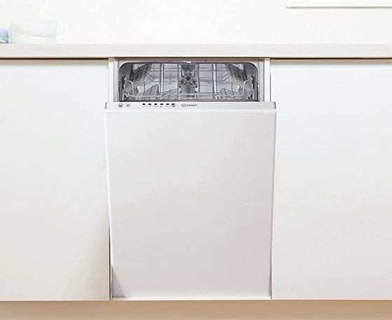 A+ Free Standing Dishwasher With Door Open