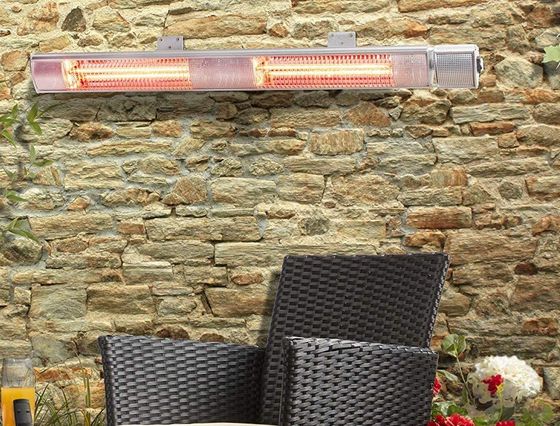 Wall Hung Electric Heater Patio With Remote Device