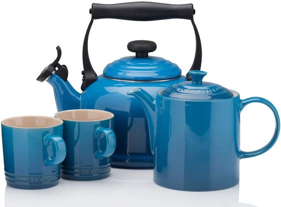 Induction Cookware Tea Kettle In Blue