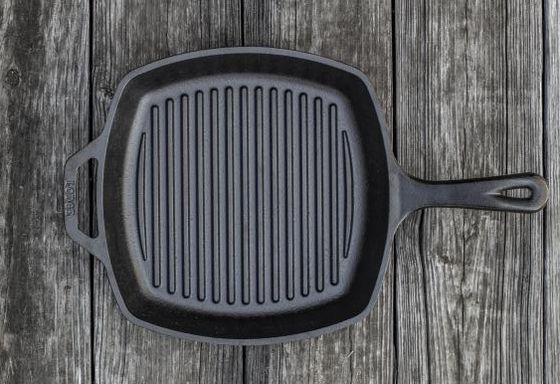 10.5 Inch Cast Iron Square Grill Pan