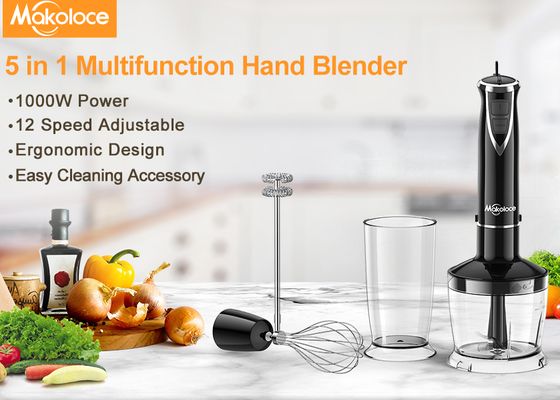 Hand Food Mixer With All Black Shaft