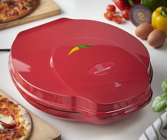 Hot Plate Pizza Oven In Red
