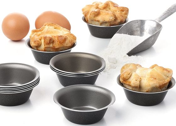 Anodised Individual Yorkshire Pudding Tins Separated
