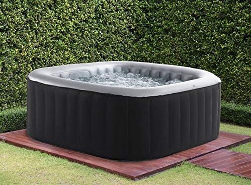 Power Air Jets 4 Seater Hot Tub With Black Exterior