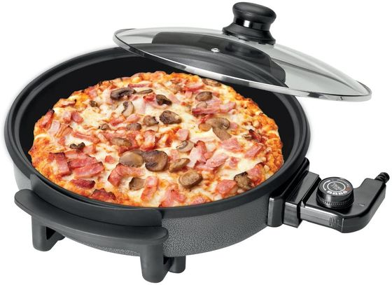 Black Pizza Oven With Side Handles