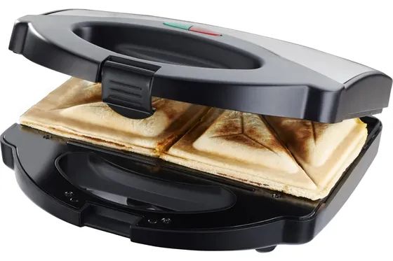 Insulated Sandwich Press And Grill With Rounded Handle