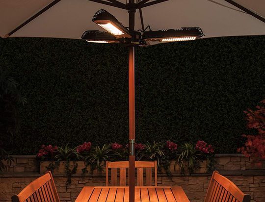 Patio Electric Heater With Black Exterior