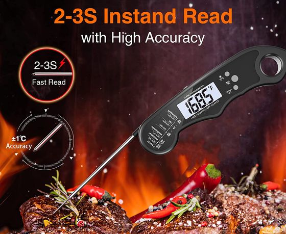 Digital Thermometer With Probe And Screen