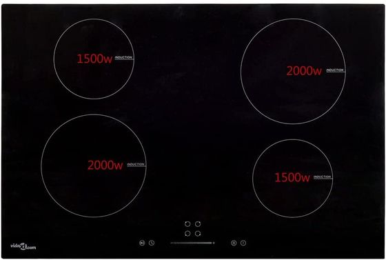 Big 5 Zone Induction Hob In Black 