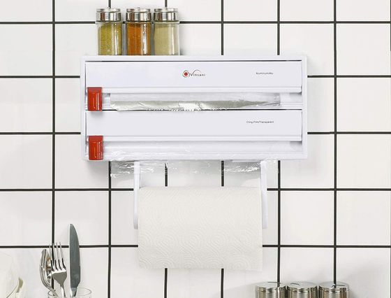 Wall Mounted Foil Dispenser With Shelf