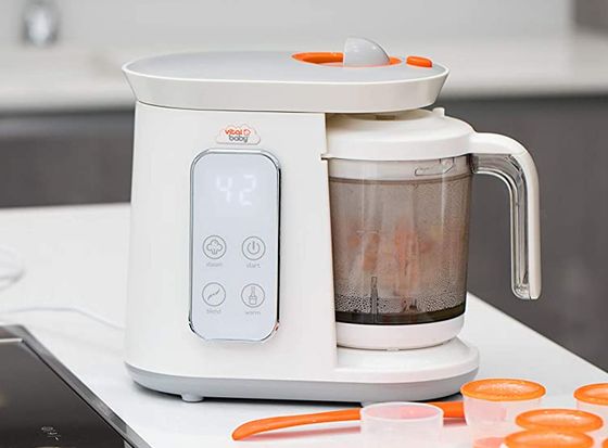 Blender Machine For Baby Food In All White