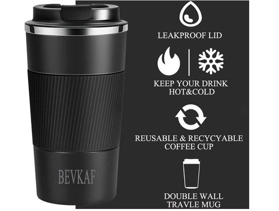 Insulated Reusable Thermal Coffee Mug
