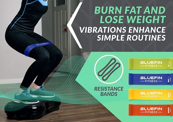 Vibration Fitness Plate Board In Black