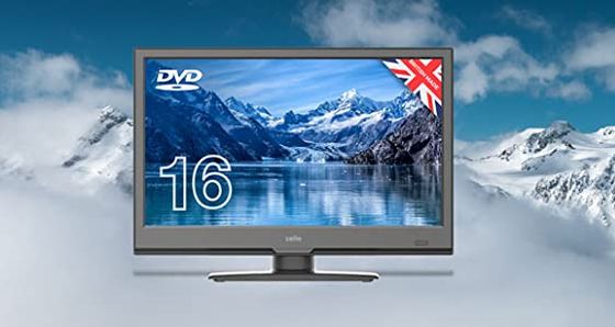 New 16 Inch Digital TV With Black Frame