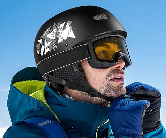 Snow Ski Helmet In Black