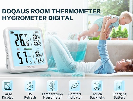 Precise Room Thermometer Humidity Meter