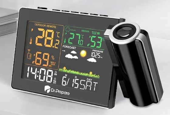 Digital Projection Clock Radio Alarm