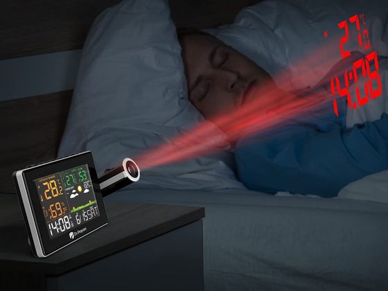 MSF Digital Projection Alarm Clock