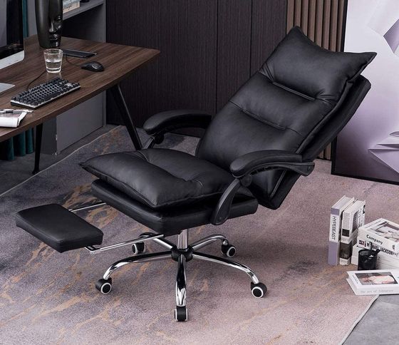 High-Back Adjustable Office Chair In Black