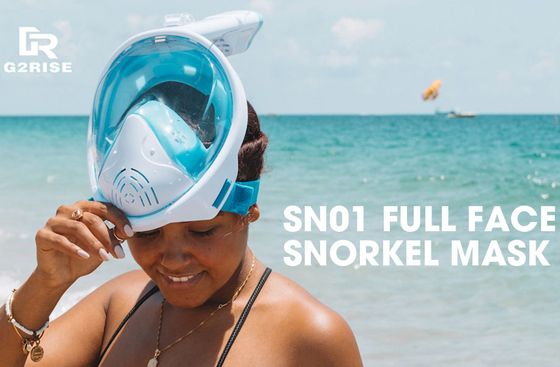 Full Face Mask And Snorkel In Blue
