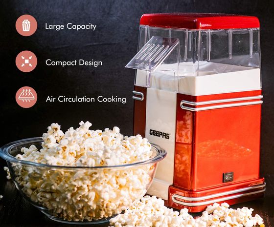 Red Popcorn Maker Machine Popper